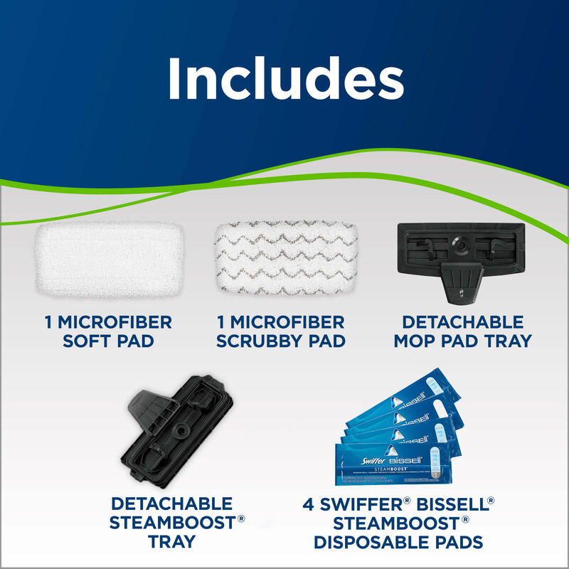 BISSELL® Symphony™ Pet Vacuum and Steam Mop 1543 Steam Cleaner